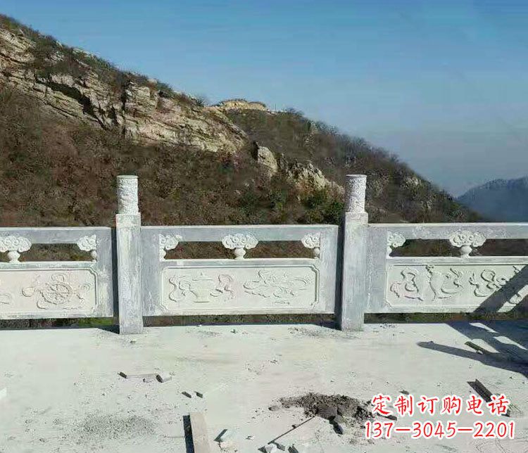 保定园林仿古石栏板景观石雕_2 (3)