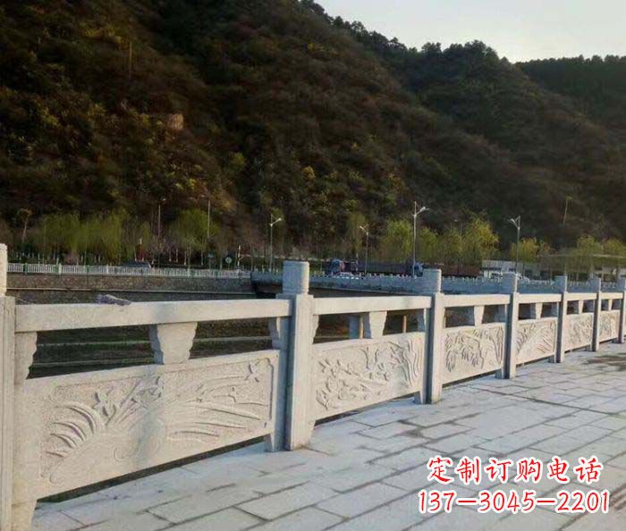 保定园林景观大理石浮雕栏板