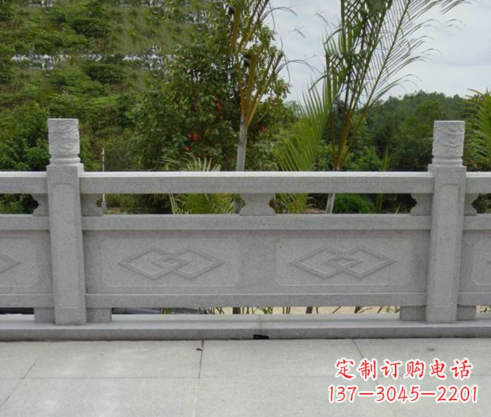 保定园林景观大理石栏板雕塑 (3)