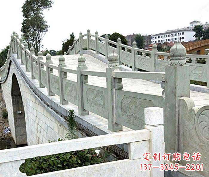 保定园林景观大理石栏板石雕 (3)