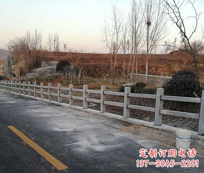 保定园林景观大理石栏杆石雕 (2)