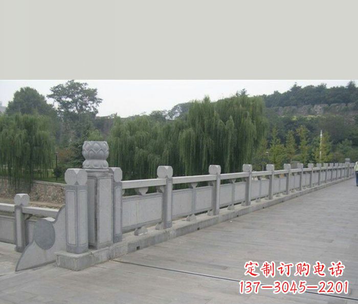 保定园林景观大理石栏杆石雕 (4)