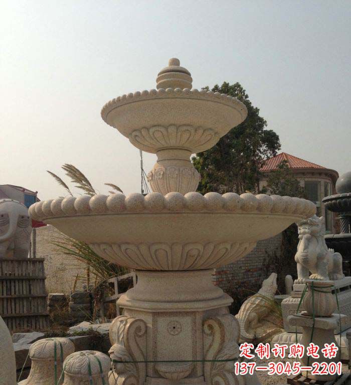保定园林景观大型喷泉石雕