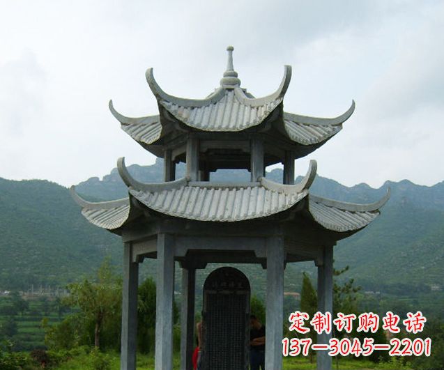保定园林景观仿古凉亭石雕