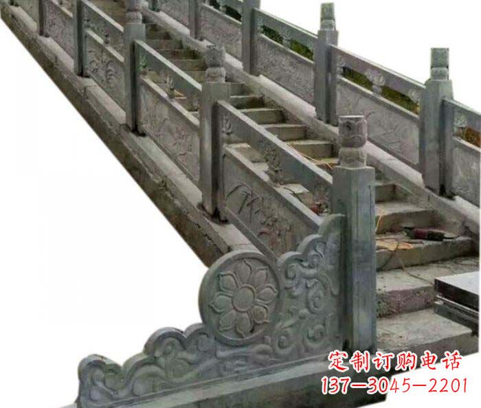 保定园林景观仿古石雕栏板 (4)