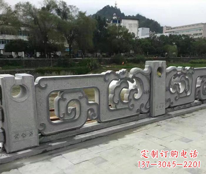保定园林景观仿古石雕栏板_1