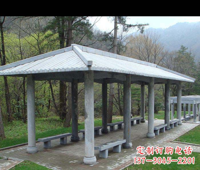 保定园林景观仿古石雕长廊