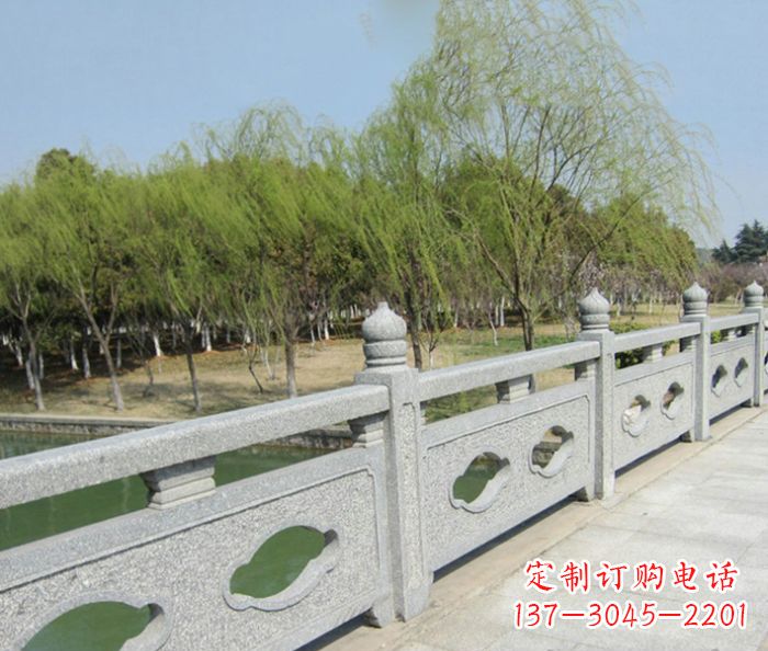 保定园林景观真山桥石雕栏板