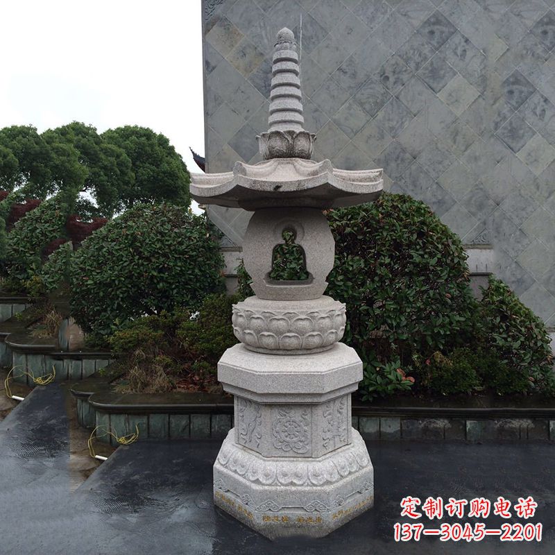 保定园林石雕灯笼