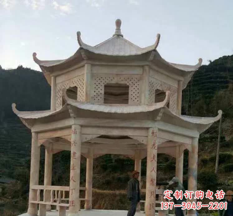 保定园林石雕凉亭