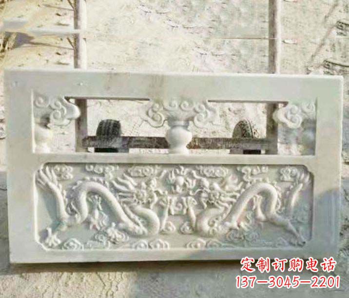 保定园林石浮雕栏板景观石雕