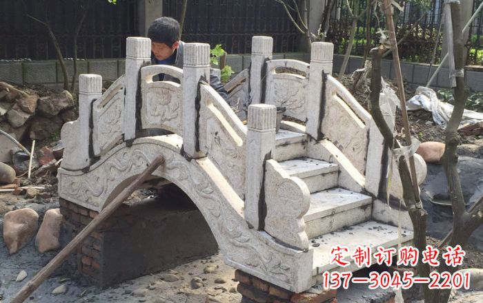 保定园林小型石拱桥 (2)