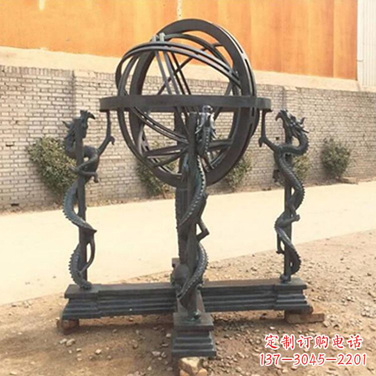 保定张衡天体仪浑天仪雕塑摆件