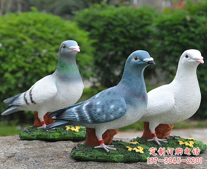 保定长春和平鸽雕塑