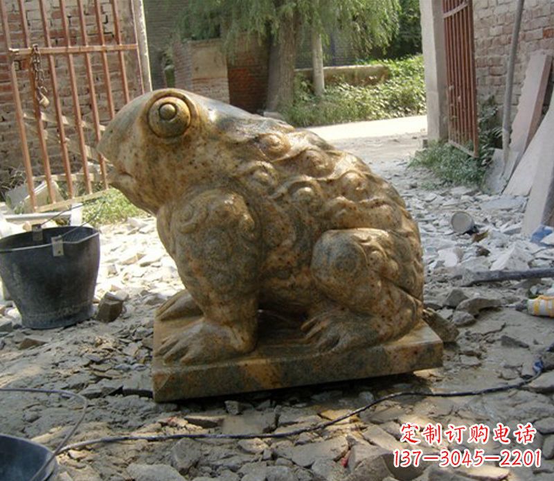 保定招财青蛙石雕