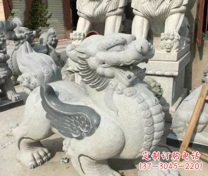 保定招财神兽仿古貔貅石雕