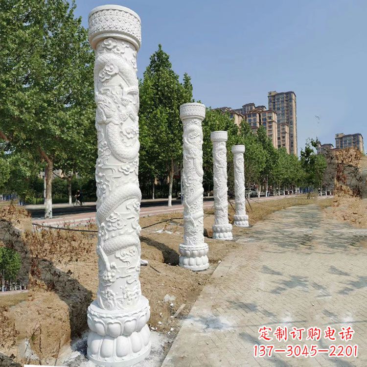 保定中国龙柱雕刻