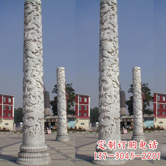 保定中国龙柱雕塑