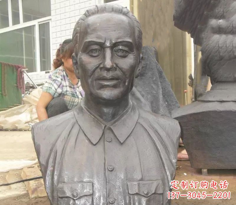 保定中国名人人物胸像铜雕