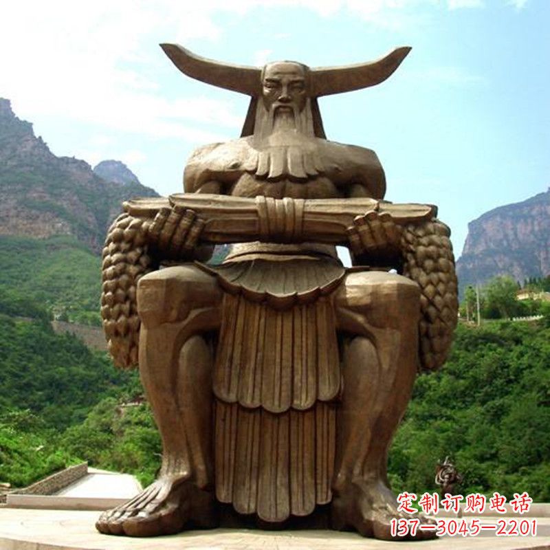 保定中华民族人文初祖五榖神农大帝大型景观雕塑