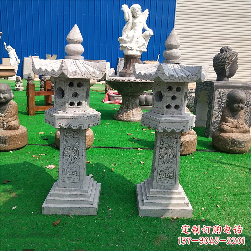 保定中式大理石灯笼
