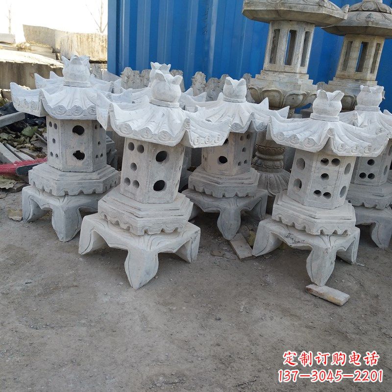 保定中式古代石灯笼