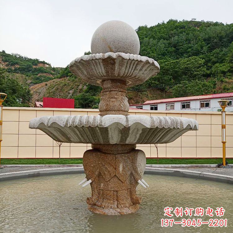 保定中式喷泉石雕