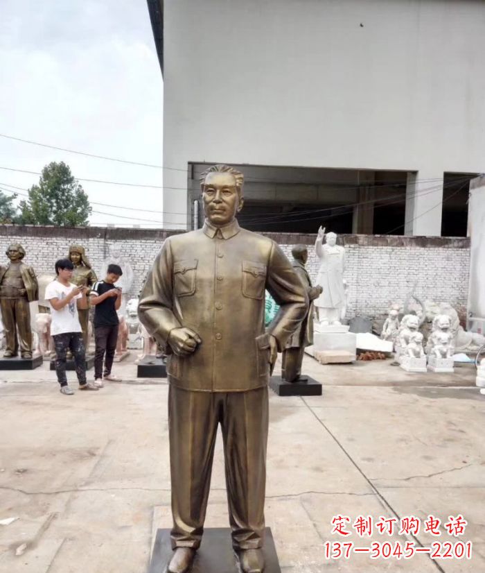 保定周恩来铜雕 (3)