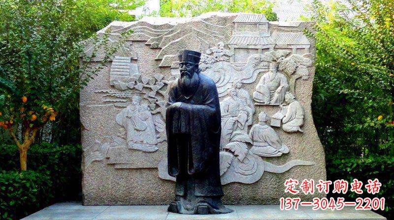 保定朱熹古代名人铜雕_2
