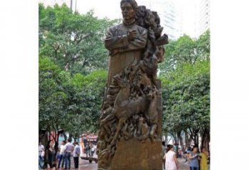 保定徐悲鸿铜雕