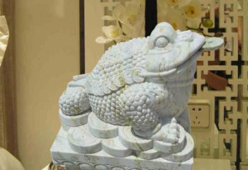 保定招财神兽金蟾石雕