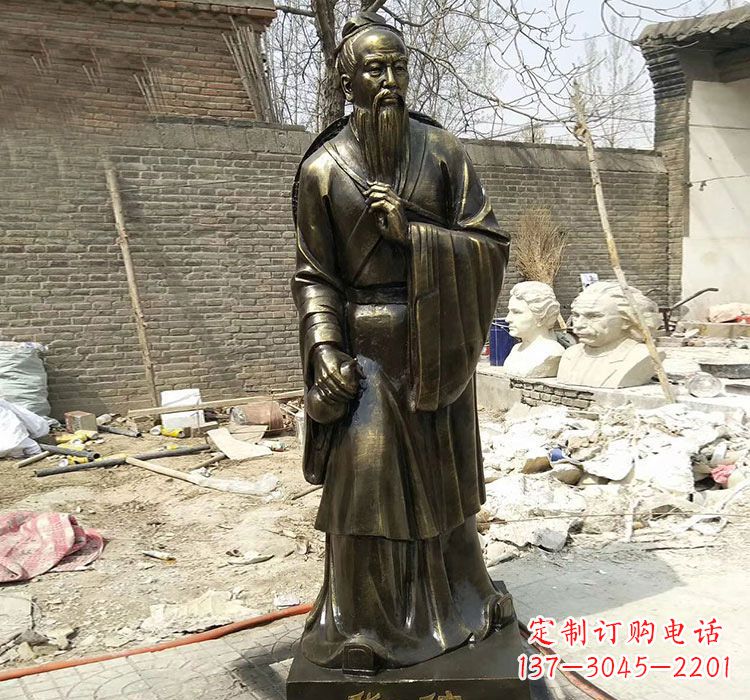 保定铸铜古代名医华佗