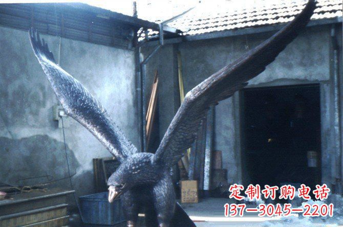 保定铸铜老鹰企业动物铜雕