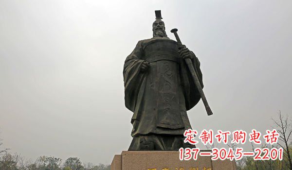 保定铸铜刘邦雕塑