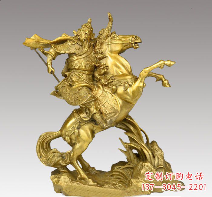 保定铸铜骑马关公
