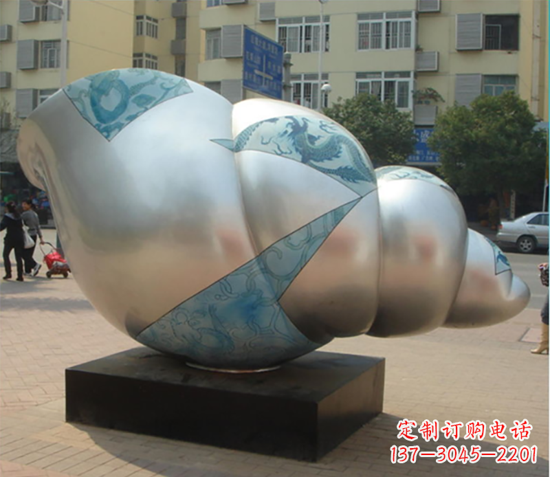 保定海螺雕塑不锈钢