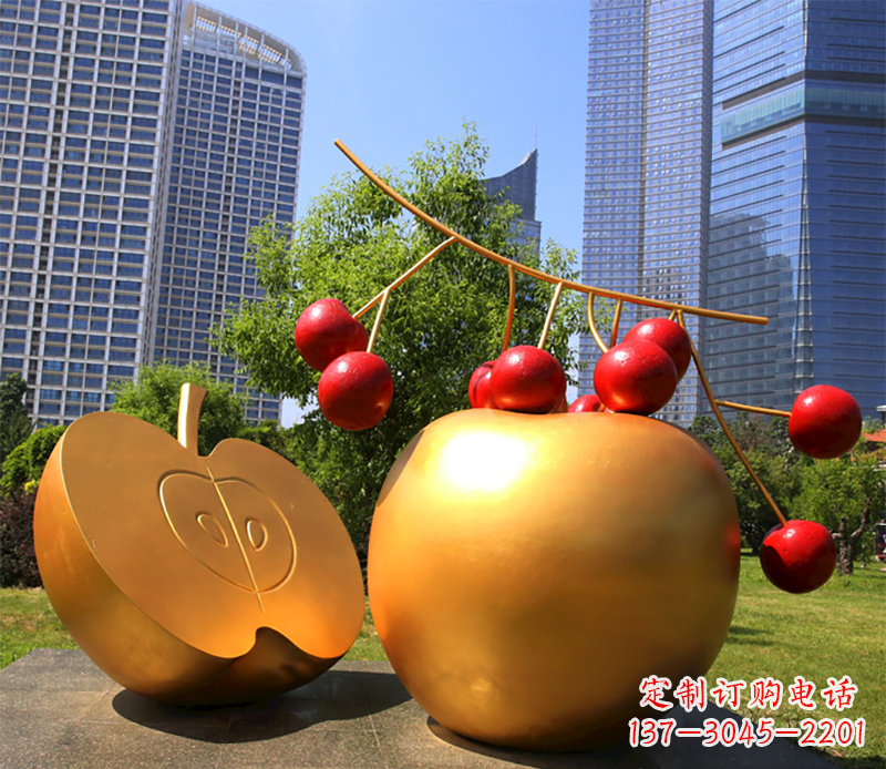 保定户外水果雕塑